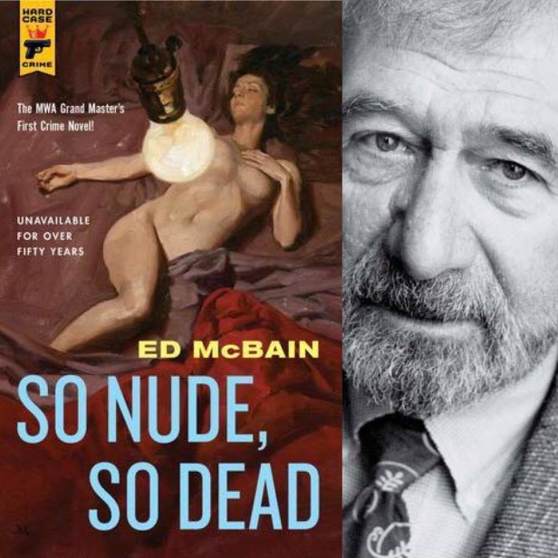So nude so dead ed McBain book cover and author photo